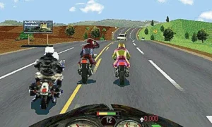 Road Rash Gameplay Screenshot