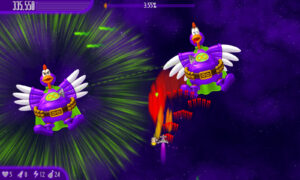 Chicken Invaders 4 Gameplay Screenshot