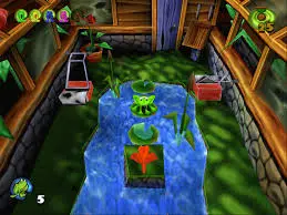 Frogger 2 Gameplay Screenshot