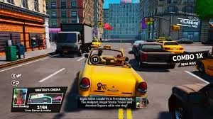 Taxi Chaos Gameplay Screenshot